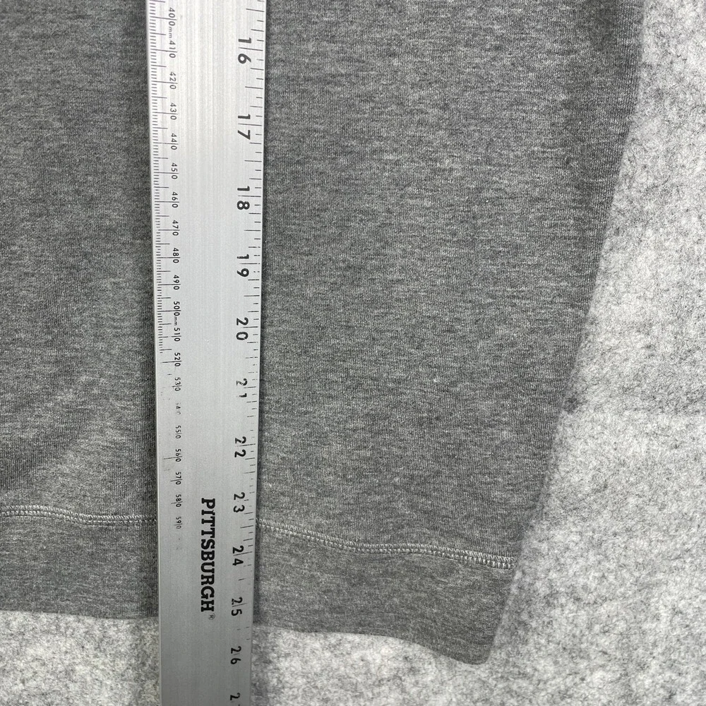 Bugatchi Uomo Sweater Mens Medium Gray 1/4 Zip Pullover Mock Neck Casual
